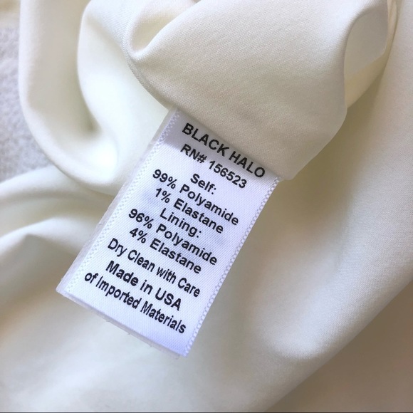 Black Halo Hailey Flutter Sleeve Belted Mini Dress - Picture 8 of 9